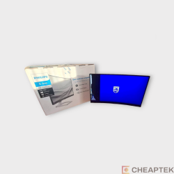Philips 248E9Q - zaoblený monitor, 24" palců - prasklý display