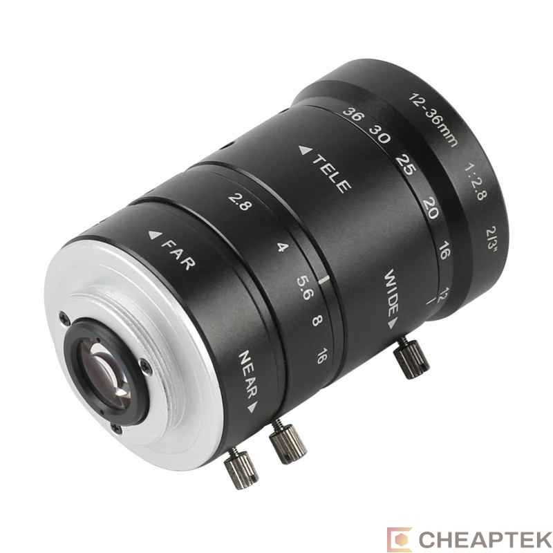 Zoomovací objektiv 10mp 12-36mm cs c nástavec pro cctv kamery Zoomovací objektiv 10mp 12-36mm cs c nástavec pro cctv kamery