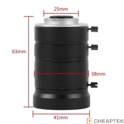 Zoomovací objektiv 10mp 12-36mm cs c nástavec pro cctv kamery