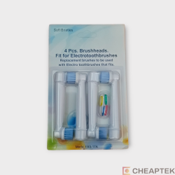 4pcs Heads Model EBS-17A for Oral-B Toothbrushes