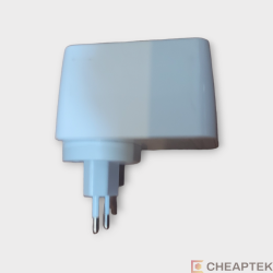 4portový USB nabíjecí adaptér na 230V s displejem a podporou