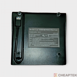 2v1 USB3.0 TypeC Tenká externí DVD RW CD vypalovačka a čtečka -