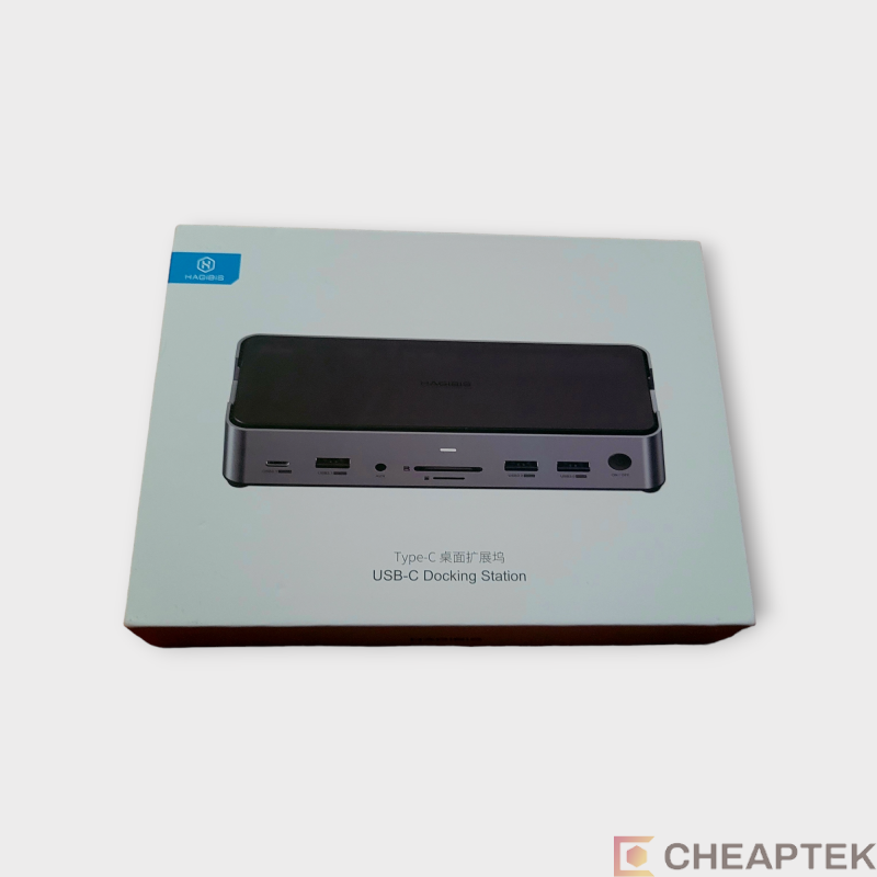 Hagibis USB C Docking Station – Type C na 8K DP HDMI, Trojitý Hagibis USB C Docking Station – Type C na 8K DP HDMI, Trojitý