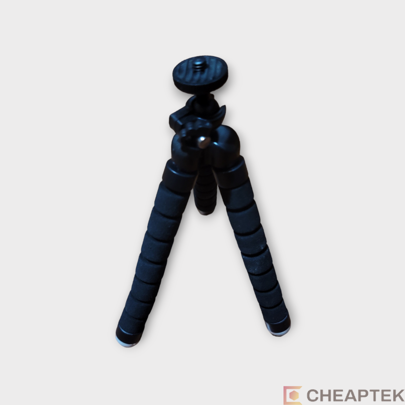 Stativ, tripod, velikost cca 10 cm - ohýbatelné nohy, 1/4" šroub Stativ, tripod, velikost cca 10 cm - ohýbatelné nohy, 1/4" šroub