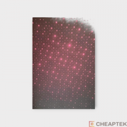 USB Laser Projector with Red Dots in Sky Style, Pulsating Effect
