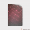 USB Laser Projector with Red Dots in Sky Style, Pulsating Effect