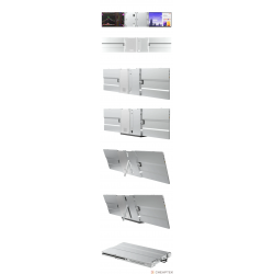 REALZA přenosný duální monitor pro notebook - 14", 1920 x 1200